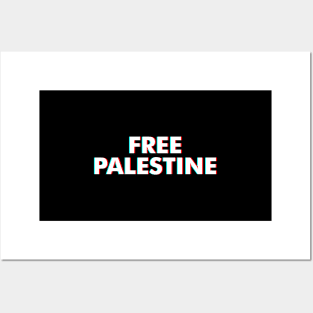 Free Palestine - Palestinian Flag Shows Their Freedom Posters and Art